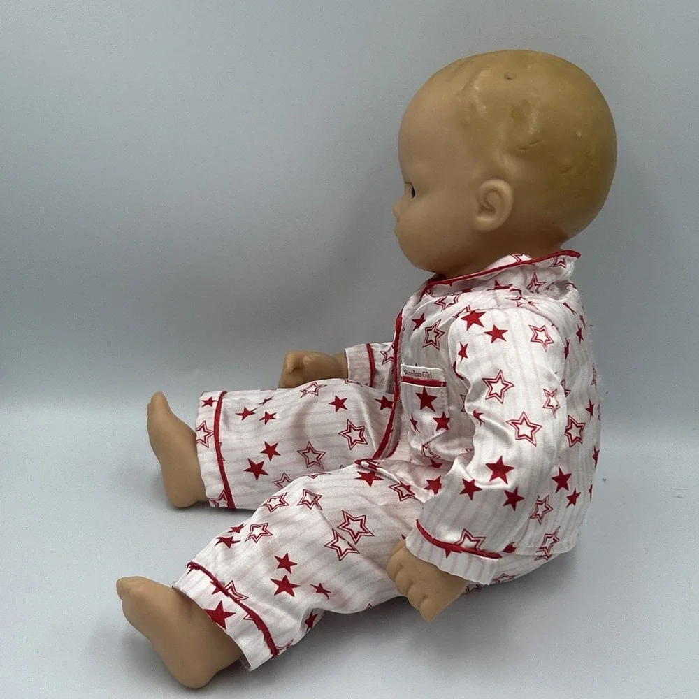 American Girl Doll Lot Bitty Baby Red Star‎ Pj's Corduroy Doll Bag Back Pack